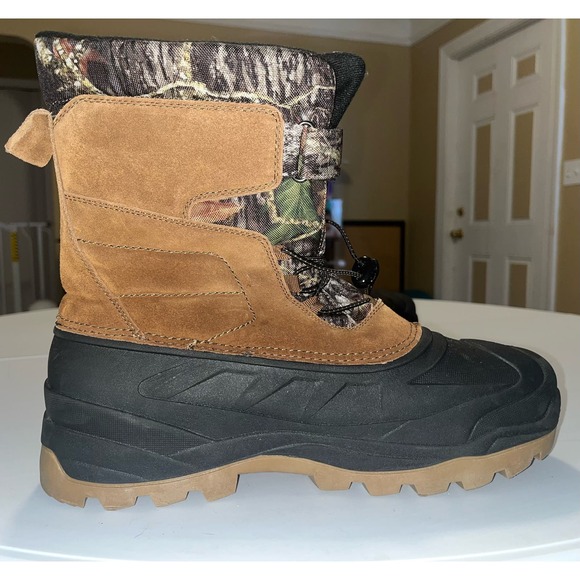 Ozark trail Men’s winter pack brown and camo boot size 13 - Picture 4 of 10